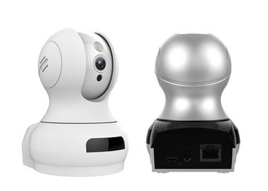 Sistem Kamera Keamanan Indoor Nirkabel Abu-abu Putih Mendukung Kartu Micro SD 128 GB