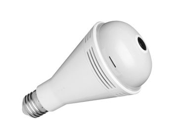 Bulb Dual Light E27 Nirkabel Wifi Kamera Keamanan Rumah Alarm Otomatis