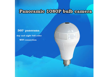 1080P Colourful Light Bulb Spy Camera, Kamera Keamanan Home Depot Nirkabel