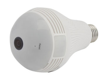 Bulb Wireless Infrared Security Camera Panoramic View Alarm Otomatis Induksi Badan Cerdas