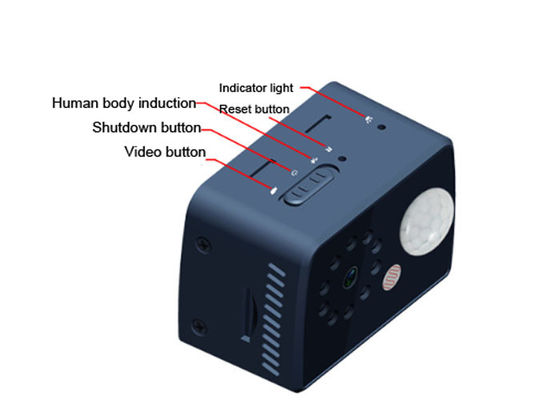 Body Induction 90 Degrees 1080P 1200mah Wifi Spy Camera