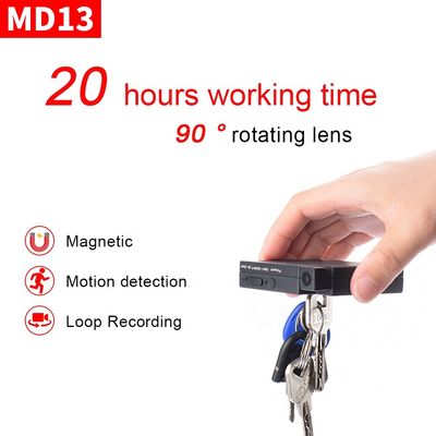 Deteksi Gerakan Magnetic 1500mAh Mini Body Camera