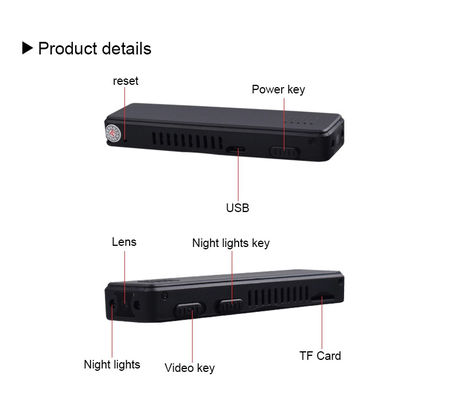 Inframerah Mini DV WIFI 1080P 32GB Spy Kamera Pena Tersembunyi