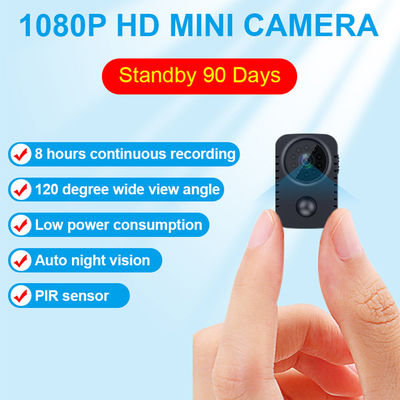 HD 1080P Smart PIR Sensor Night Vision Body Camera Mini Camcorder