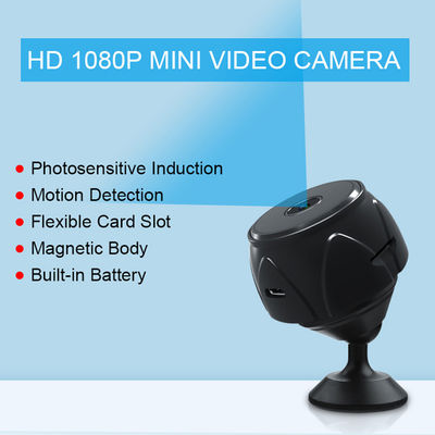 Kamera Mini IP Magnetik Nirkabel 1080P PIR Monitor CCTV Keamanan Rumah