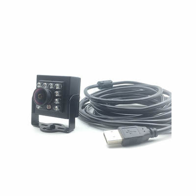 Kamera USB Mini Sudut Lebar 1.3MP 2.5mm 940nm IR LED Night Vision