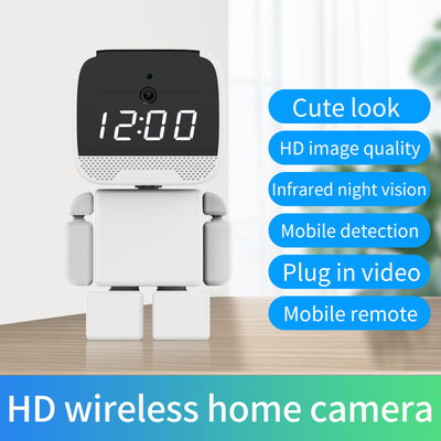 Kamera Keamanan Robot Rumah PTZ 1.5W Dengan Mikrofon 45d
